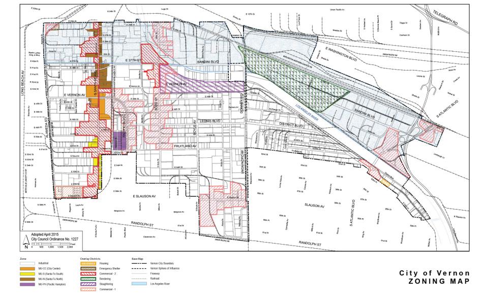 City of Vernon rezones Santa Fe Avenue for mixeduse development Urbanize LA